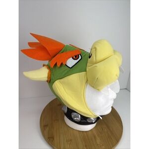 2015 Nintendo Super Mario Brothers Villain Bowser Hat Mask Cosplay Gamer Child